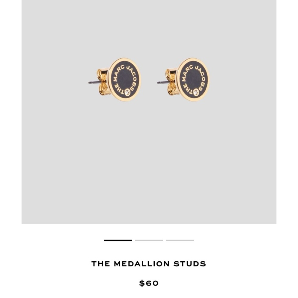 Marc Jacobs Medallion Studs